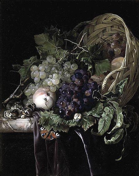 Aelst, Willem van Fruit Still-Life Sweden oil painting art